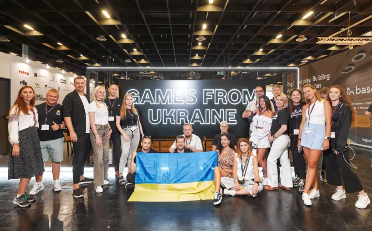 Ukranian booth at gamescom