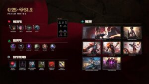 League of Legends Patch Notes 2025 S1.2