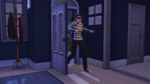 Burglar is back in The Sims 4