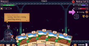 screenshot of hunger horrors deck of cards