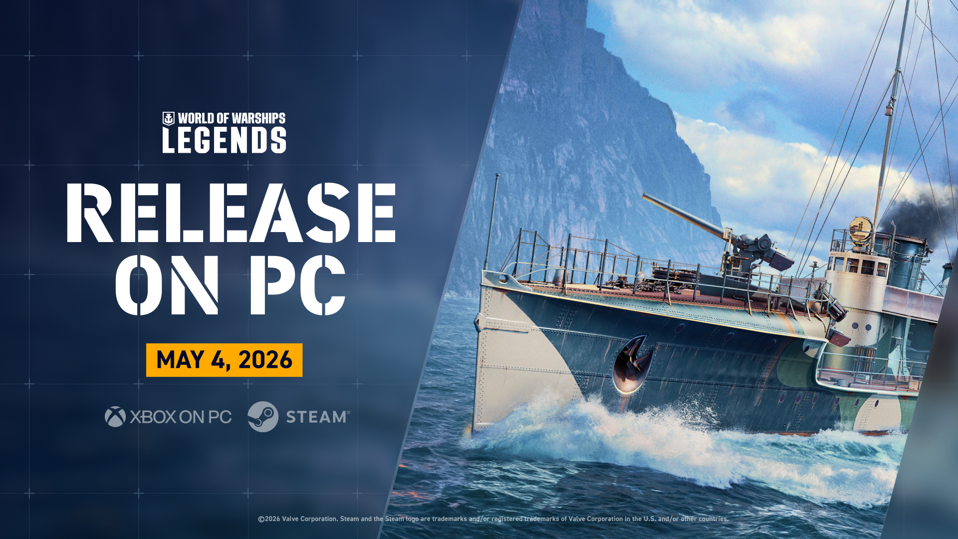 World of Warships Legends PC launch date